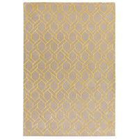 Nexus Fine Lines Silver/Yellow Rug