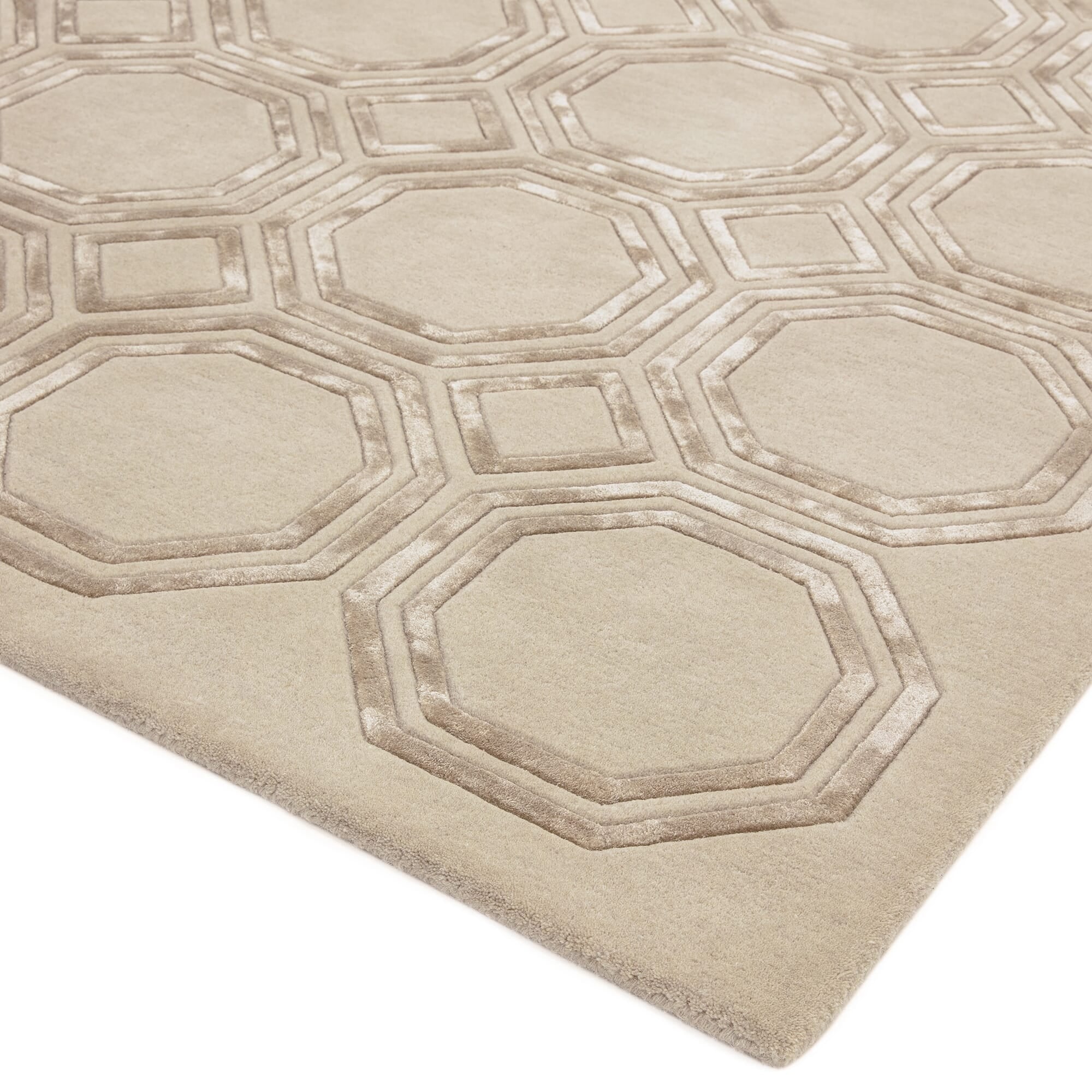 Nexus Octagon Beige Rug