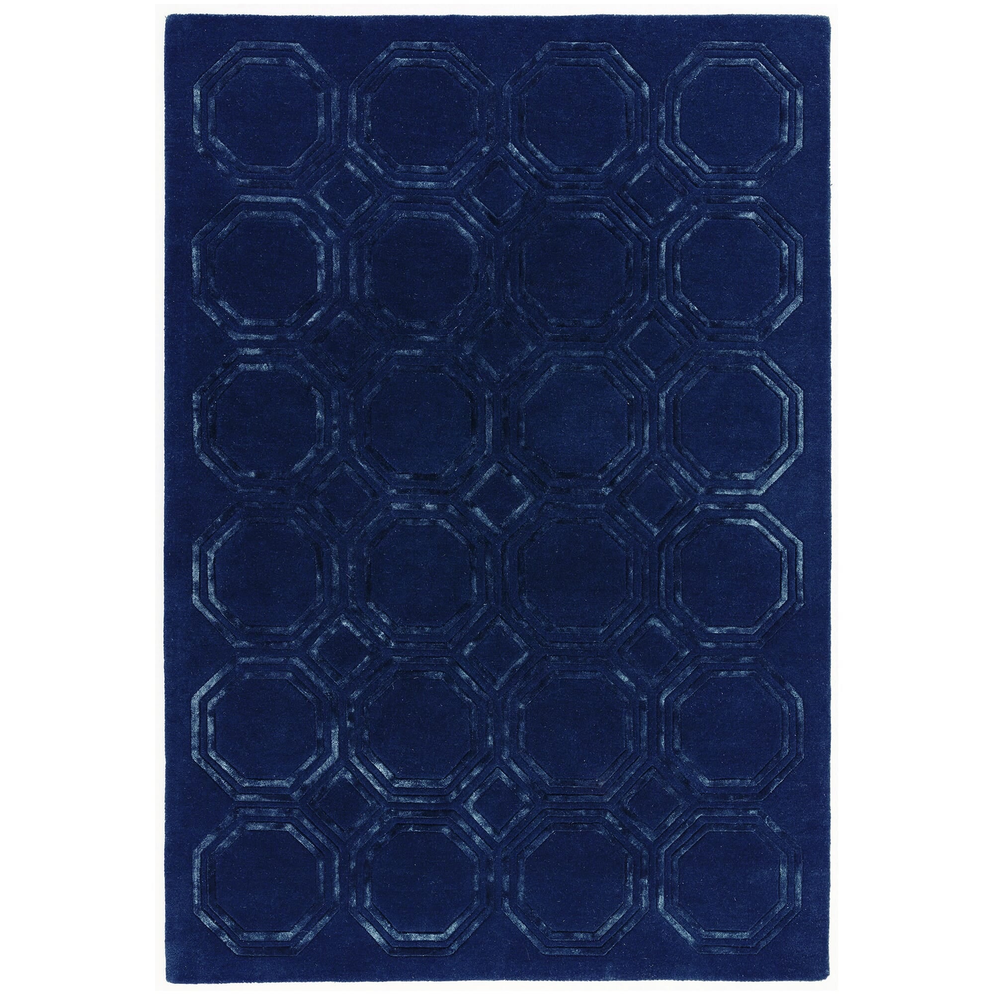 Nexus Octagon Navy Rug