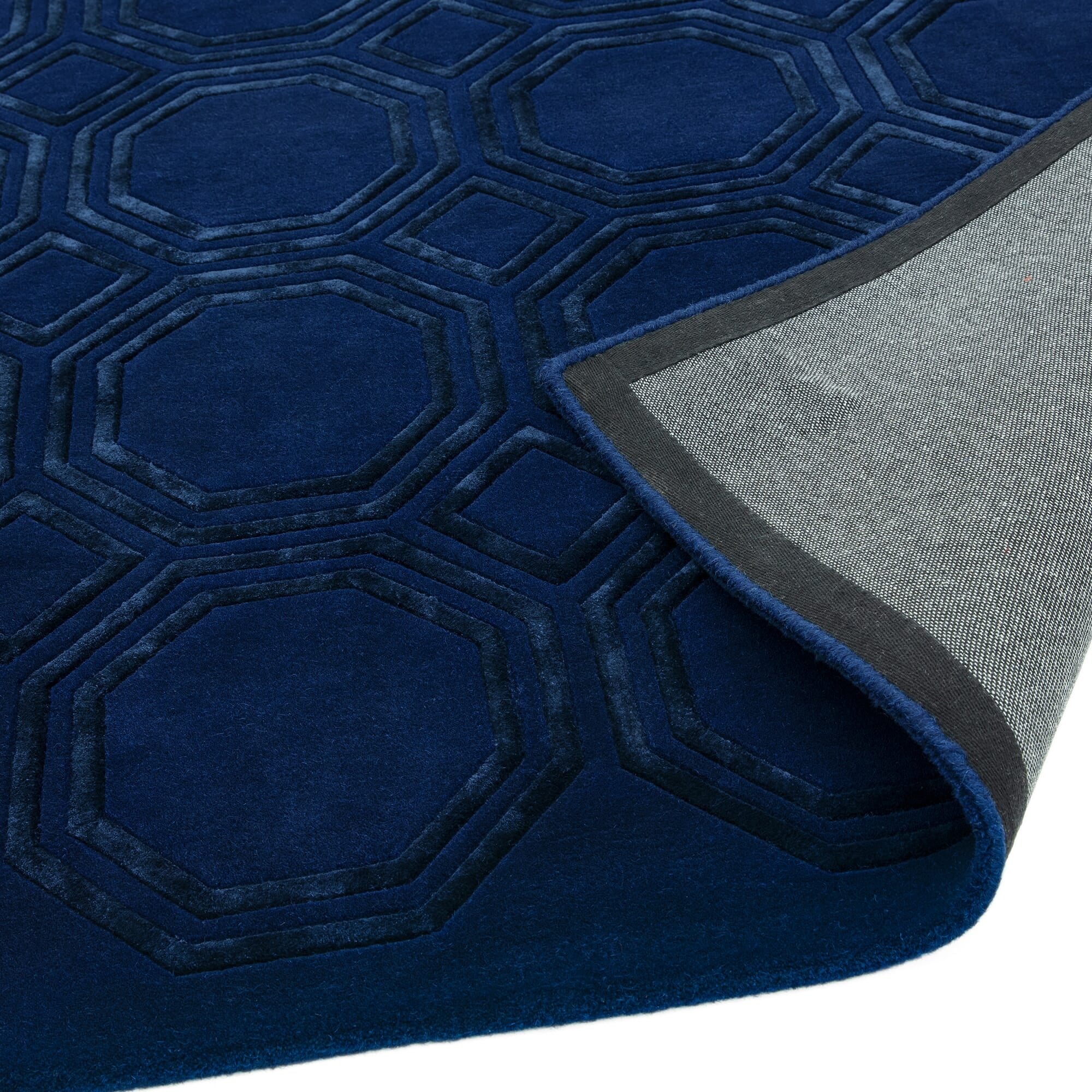 Nexus Octagon Navy Rug