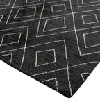 Alfombra Nomad NM01 gris oscuro