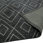 Alfombra Nomad NM01 gris oscuro