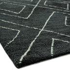 Alfombra Nomad NM01 gris oscuro