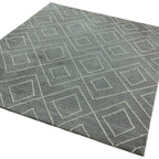 Alfombra Nomad NM04 plateada