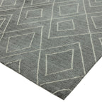Alfombra Nomad NM04 plateada