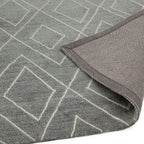 Alfombra Nomad NM04 plateada