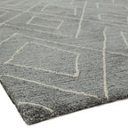 Alfombra Nomad NM04 plateada