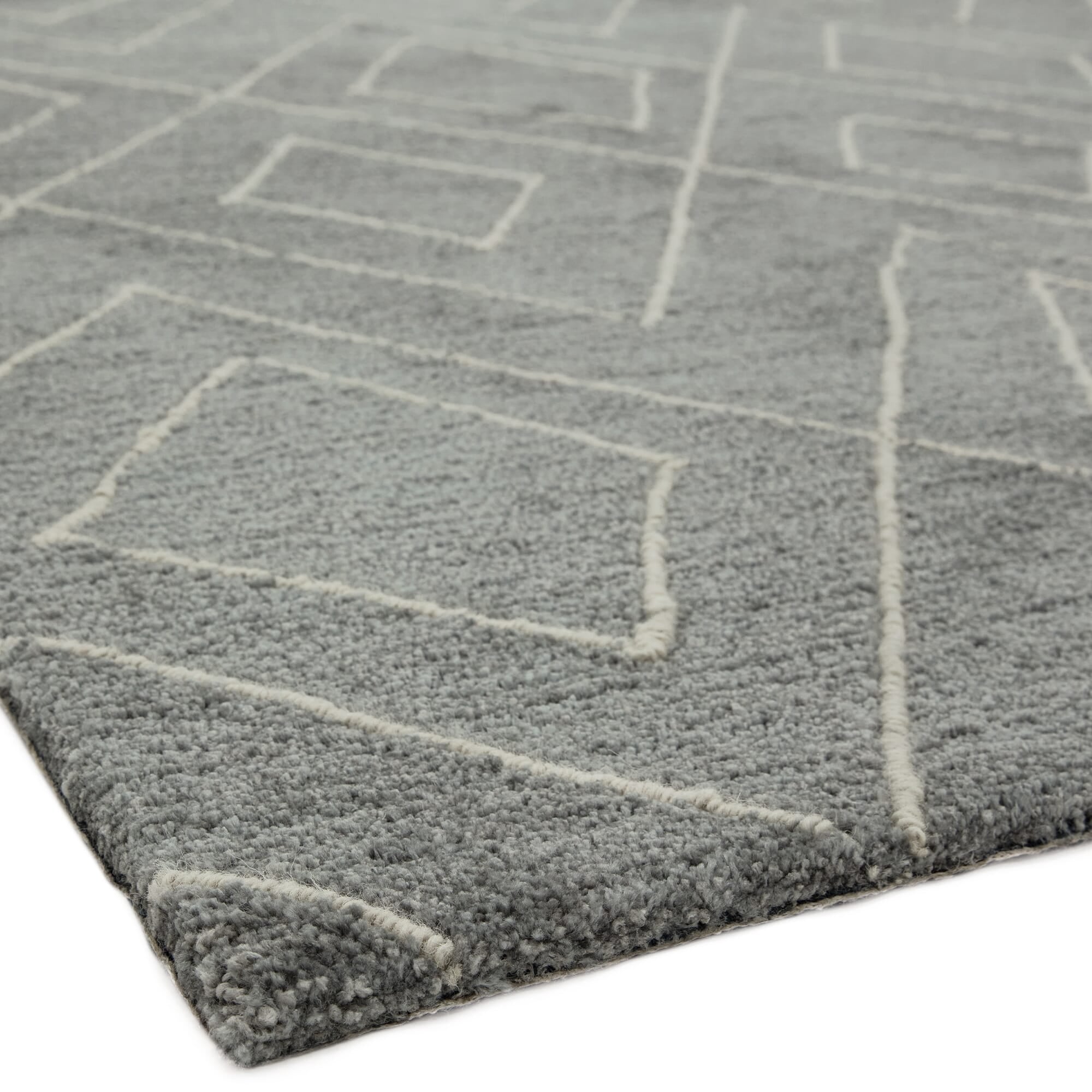 Alfombra Nomad NM04 plateada