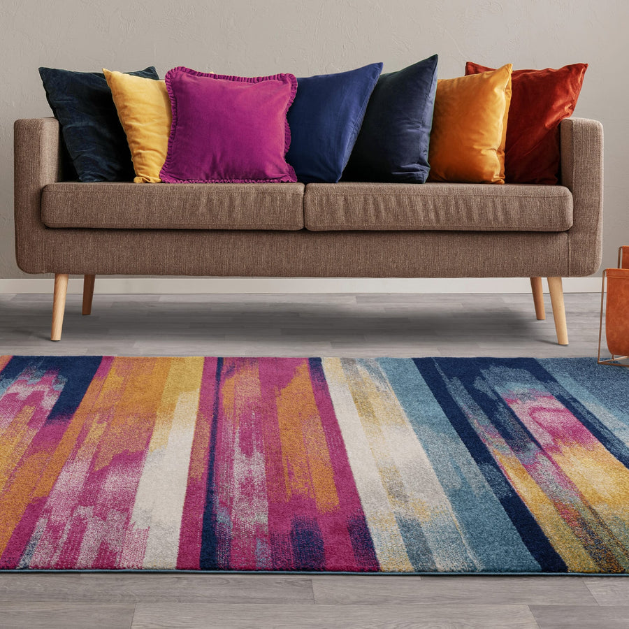 Nova NV05 Stripe Multi Rug