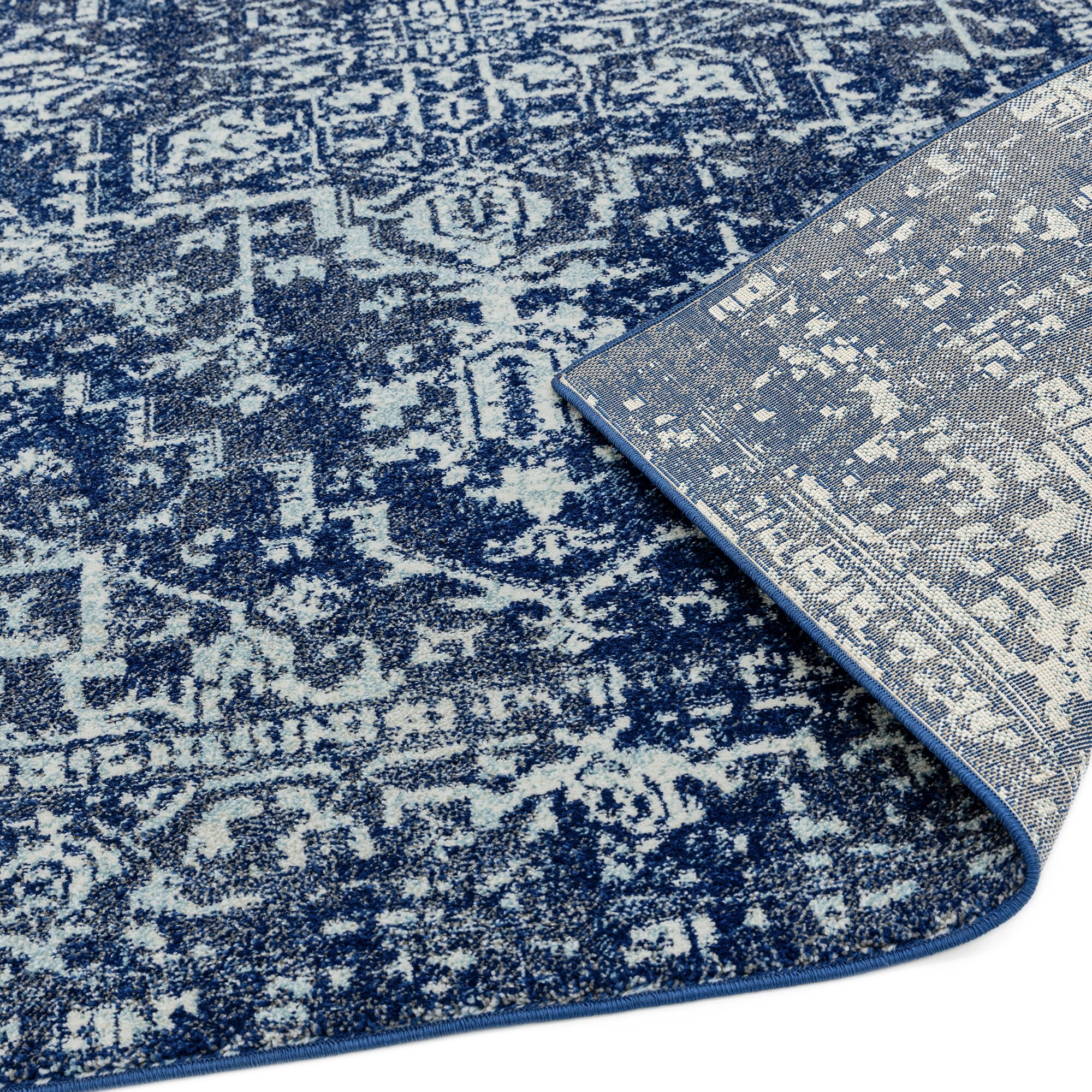 Alfombra Nova NV11 Antiguo Azul Marino