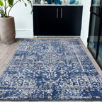 Alfombra Nova NV11 Antiguo Azul Marino