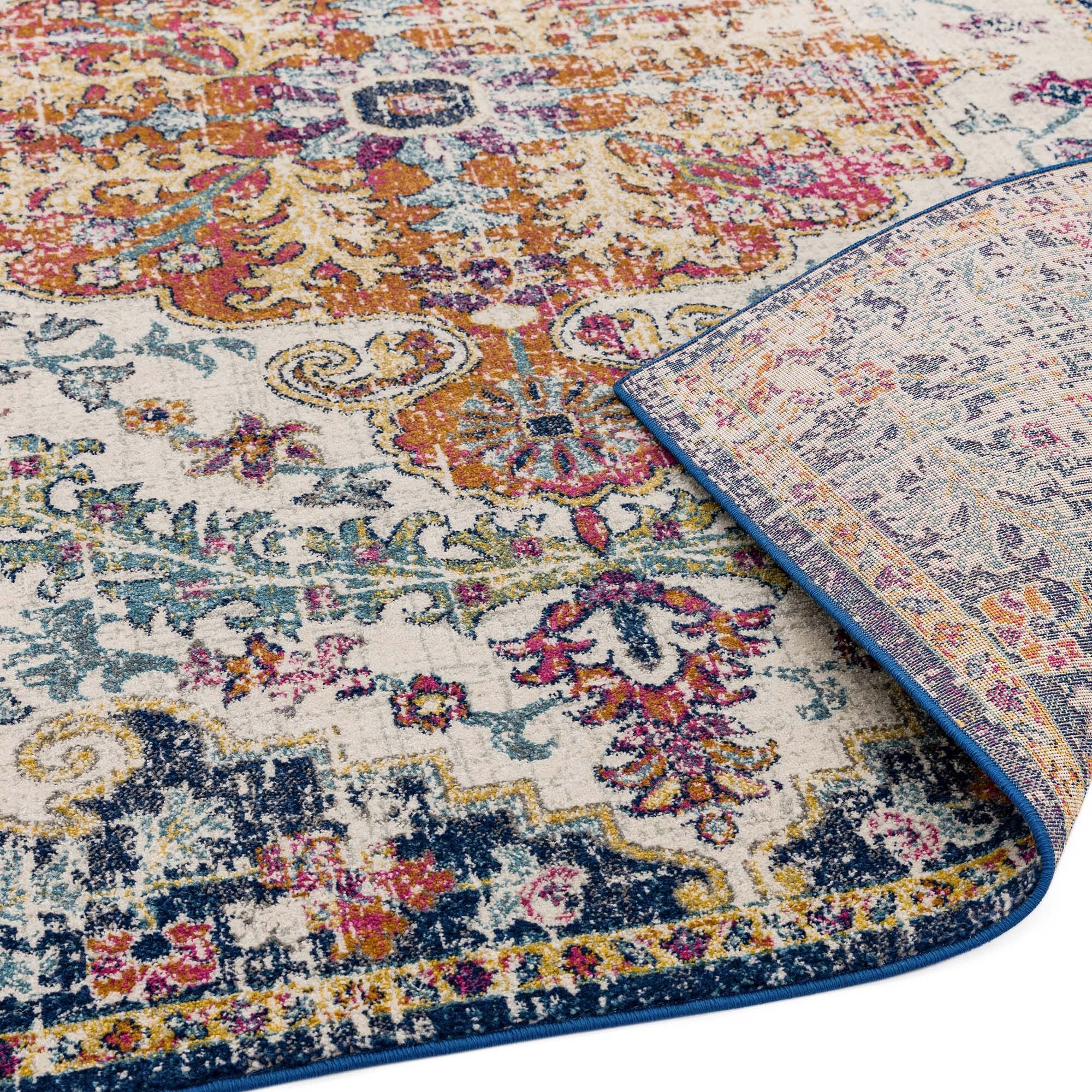 Alfombra Nova NV12 Medallón Multicolor
