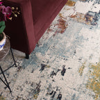 Alfombra Nova NV22 Mostaza Multicolor