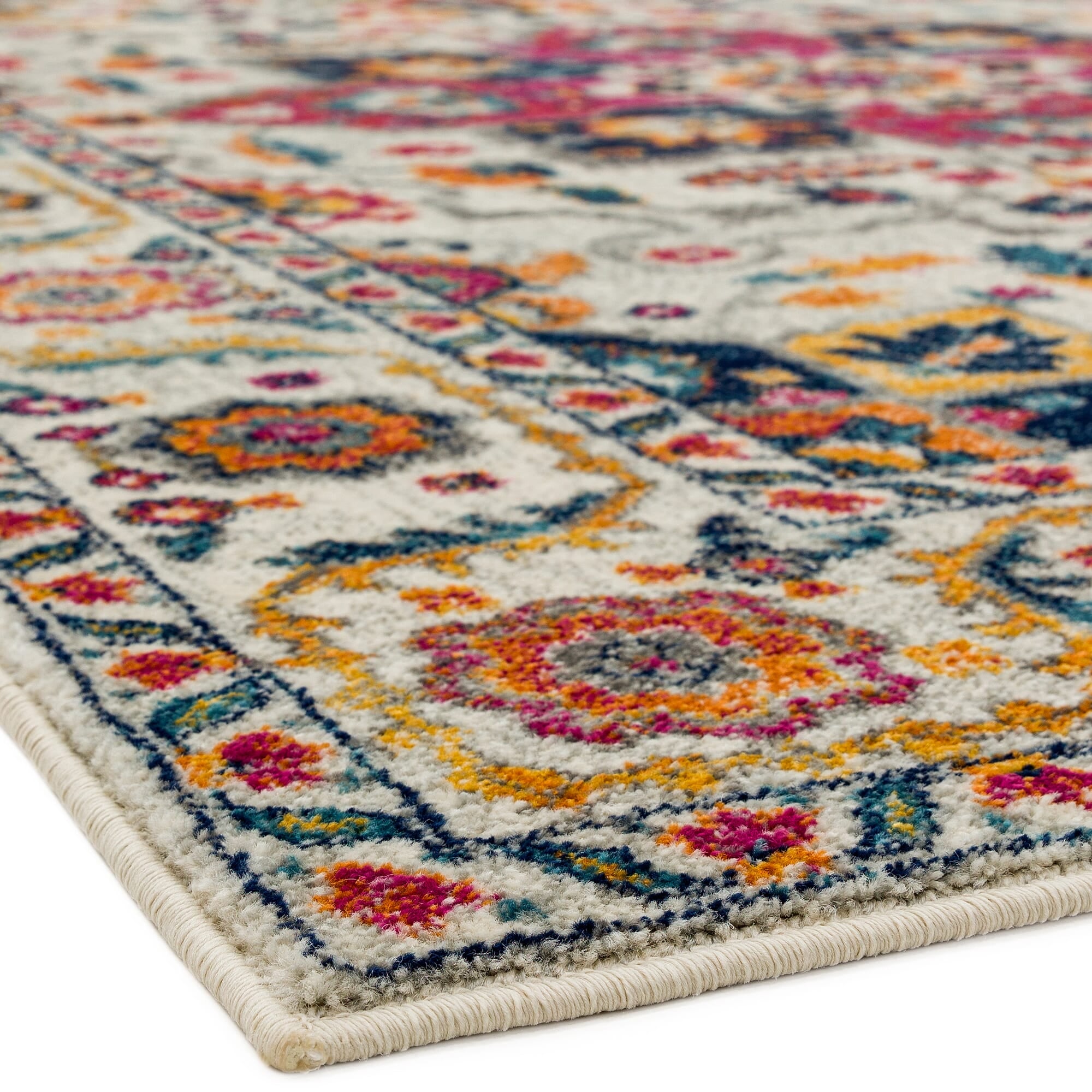 Nova NV24 White Multi Rug