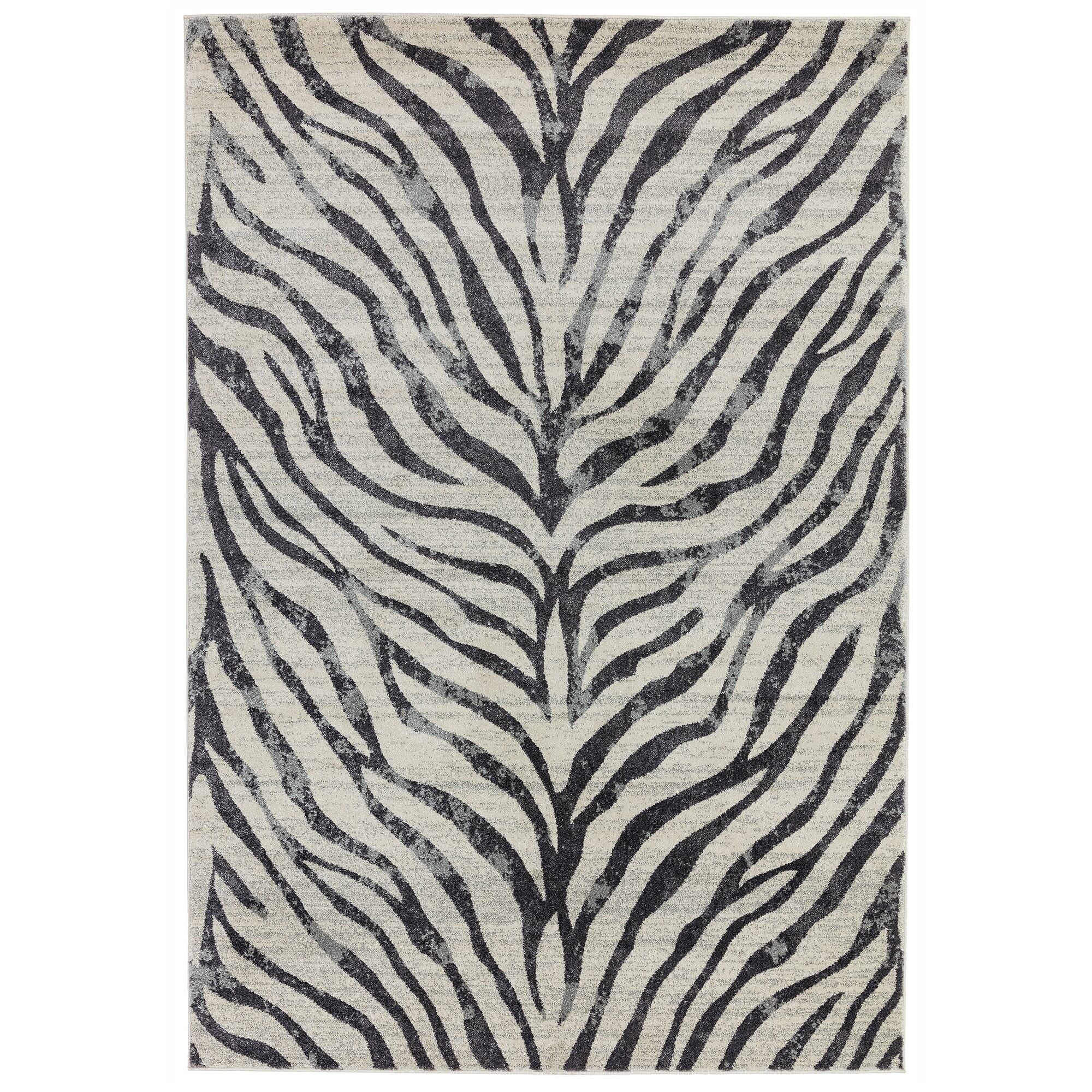 Alfombra Nova NV27 Cebra Gris