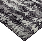 Alfombra Nova NV28 Chevron Negro