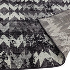 Alfombra Nova NV28 Chevron Negro
