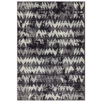 Nova NV28 Chevron Black Rug