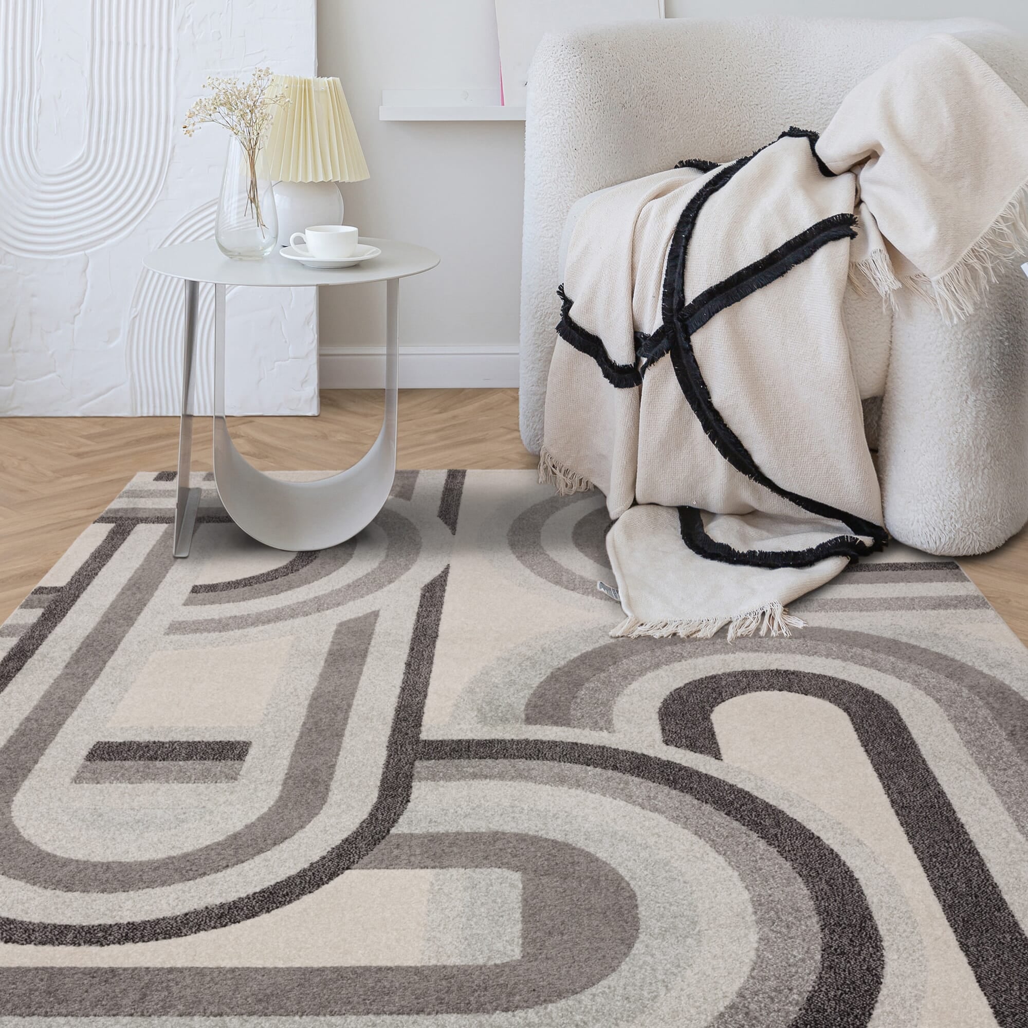 Alfombra Nova NV29 Retro Gris