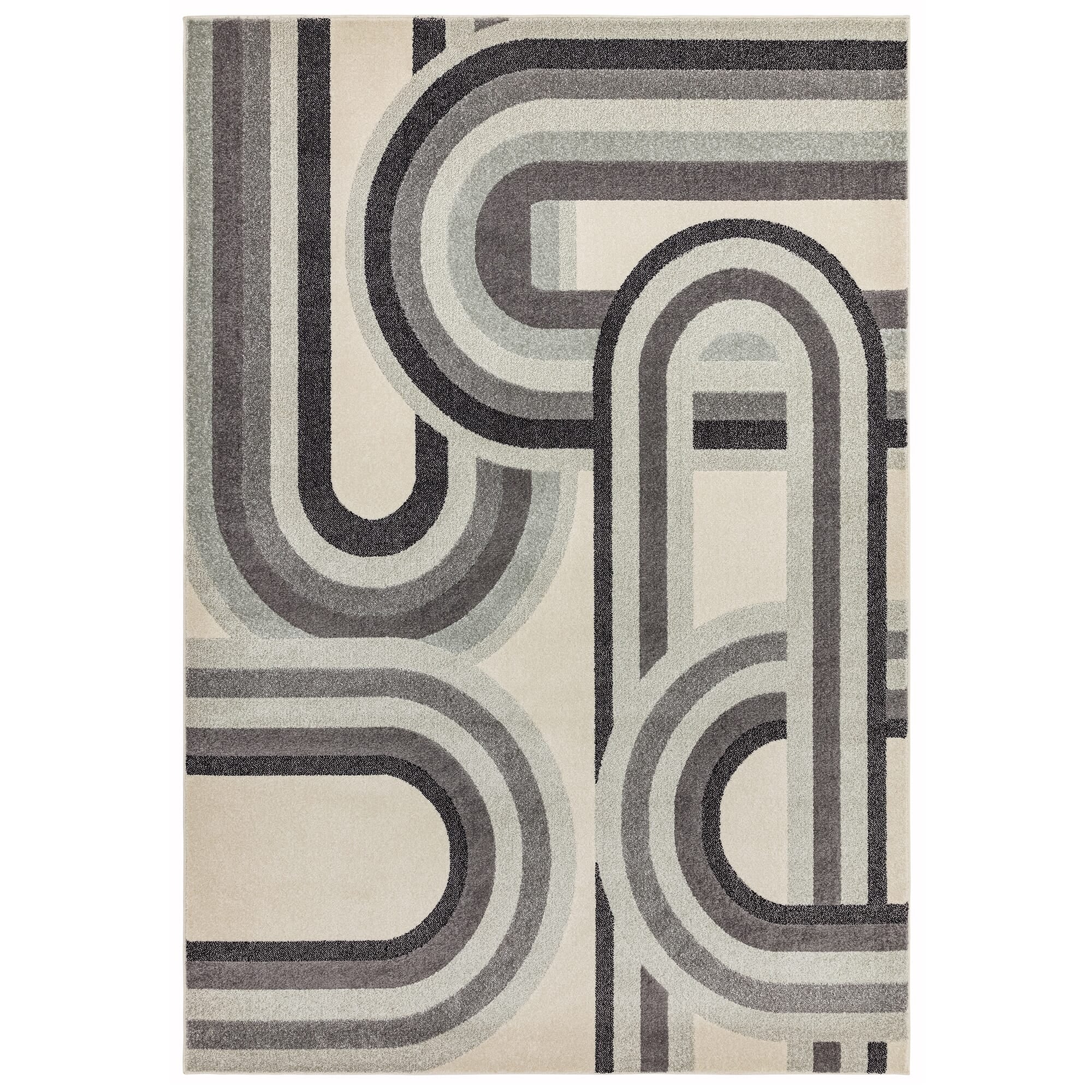 Alfombra Nova NV29 Retro Gris