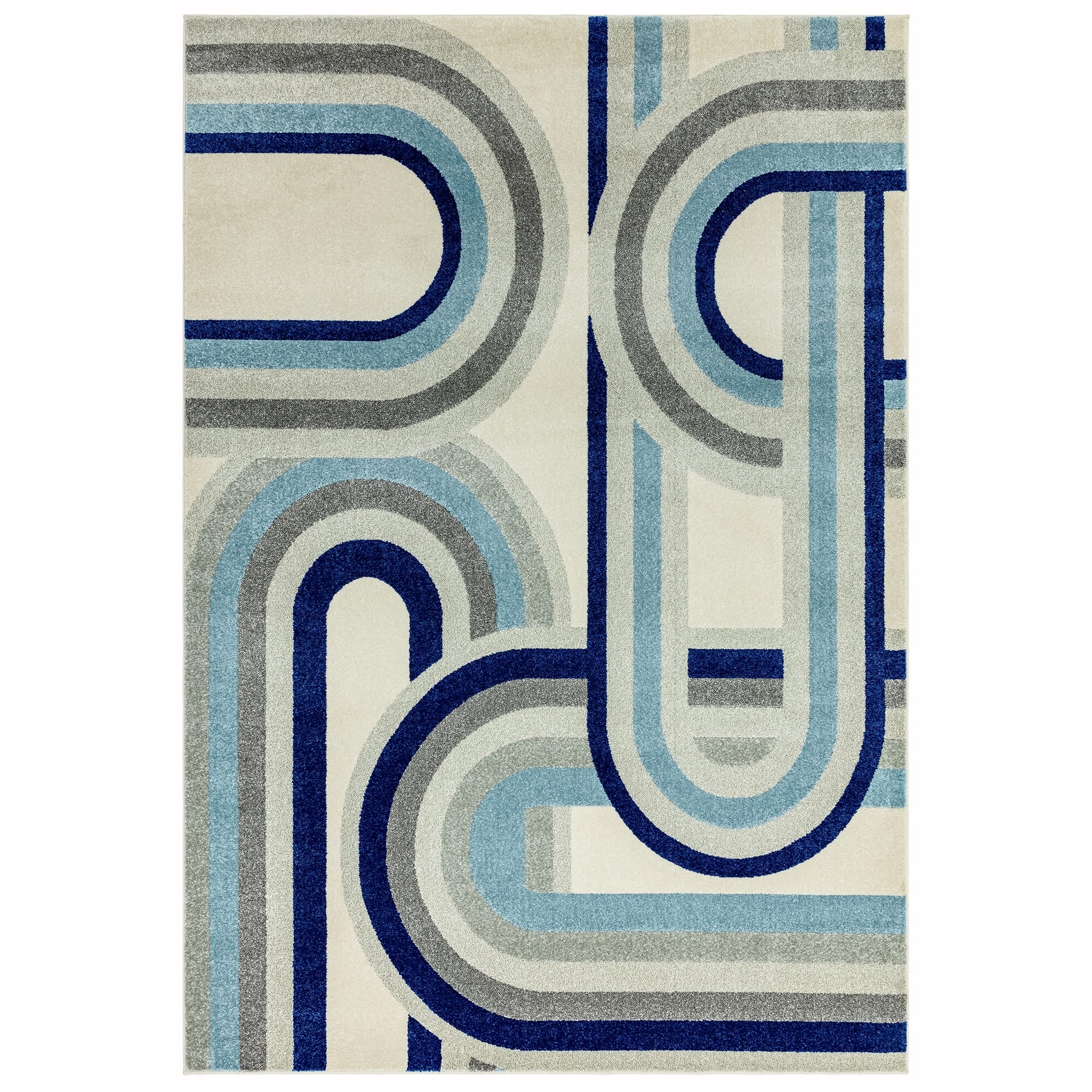 Alfombra Nova NV30 Retro Azul