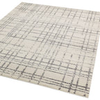 Alfombra Nova NV31 Cuadrícula Gris