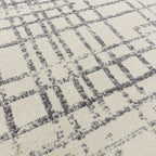 Alfombra Nova NV31 Cuadrícula Gris