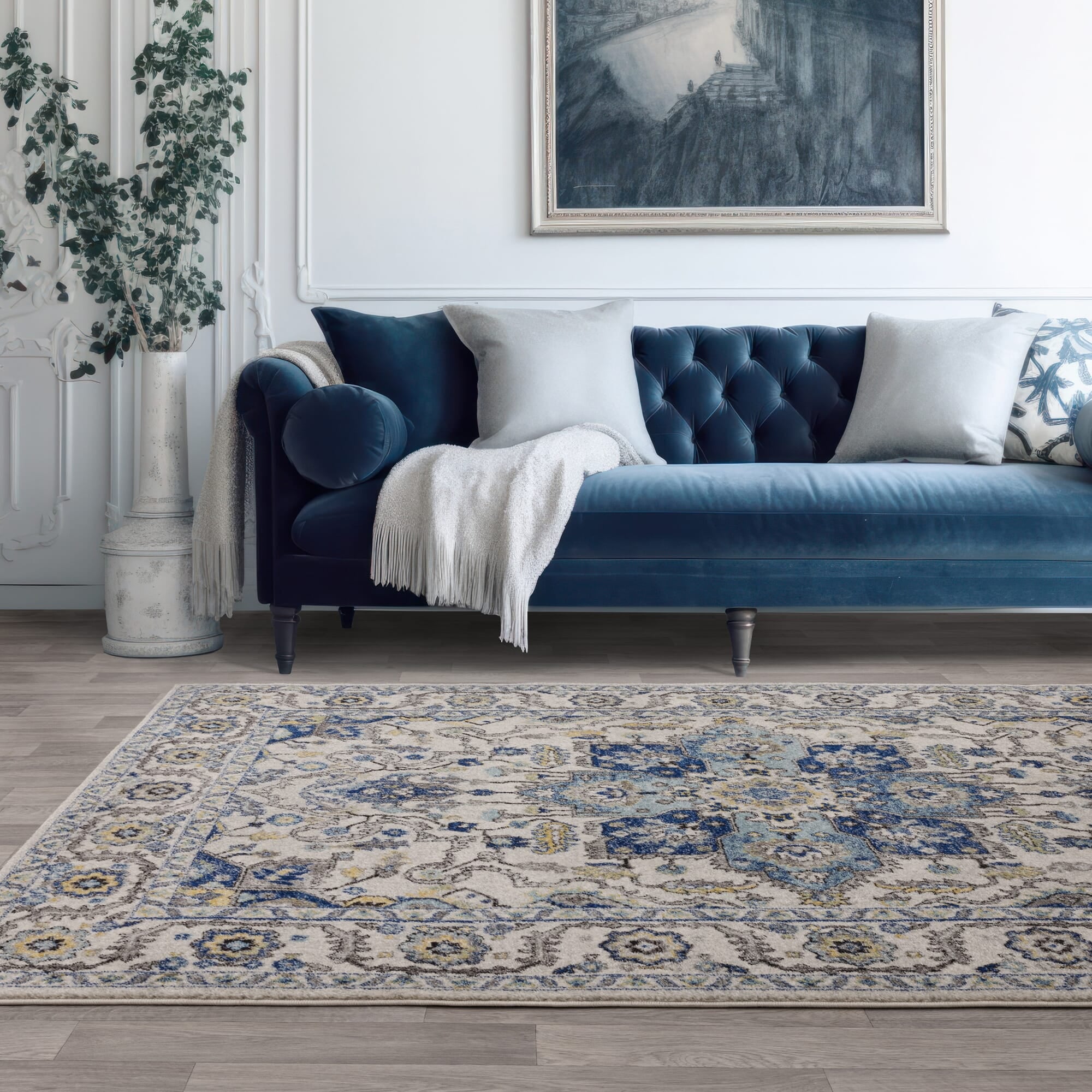 Alfombra Nova NV25 Azul Persa