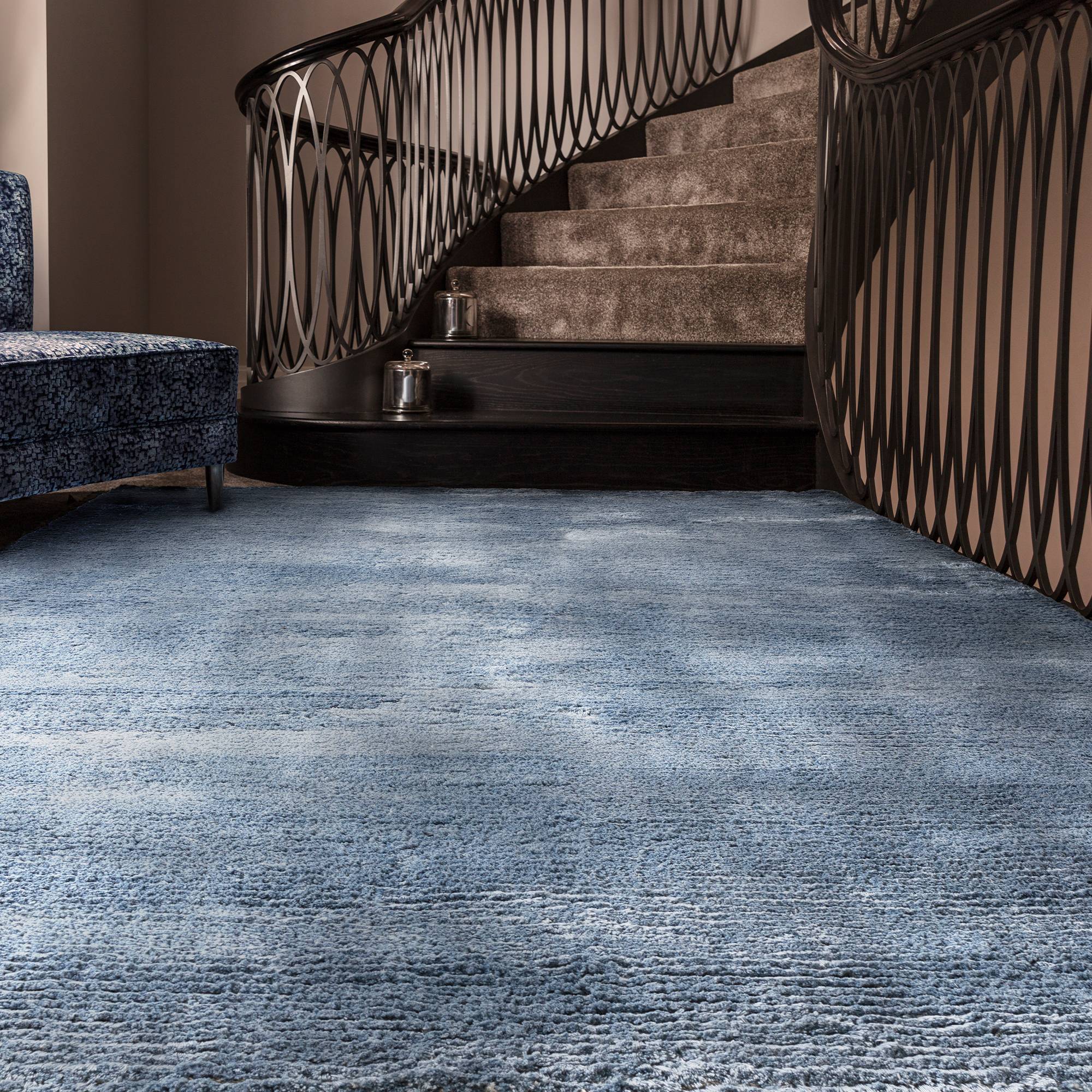 Katherine Carnaby Onslow Blue Rug