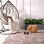 Alfombra Patio PAT21 Palma Rosa
