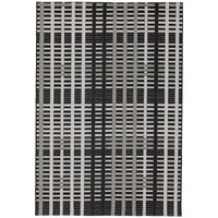 Patio Black Grid Indoor/Outdoor Indoor/Outdoor Rug PAT22