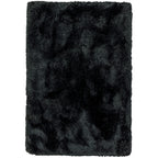 Plush Black Rug