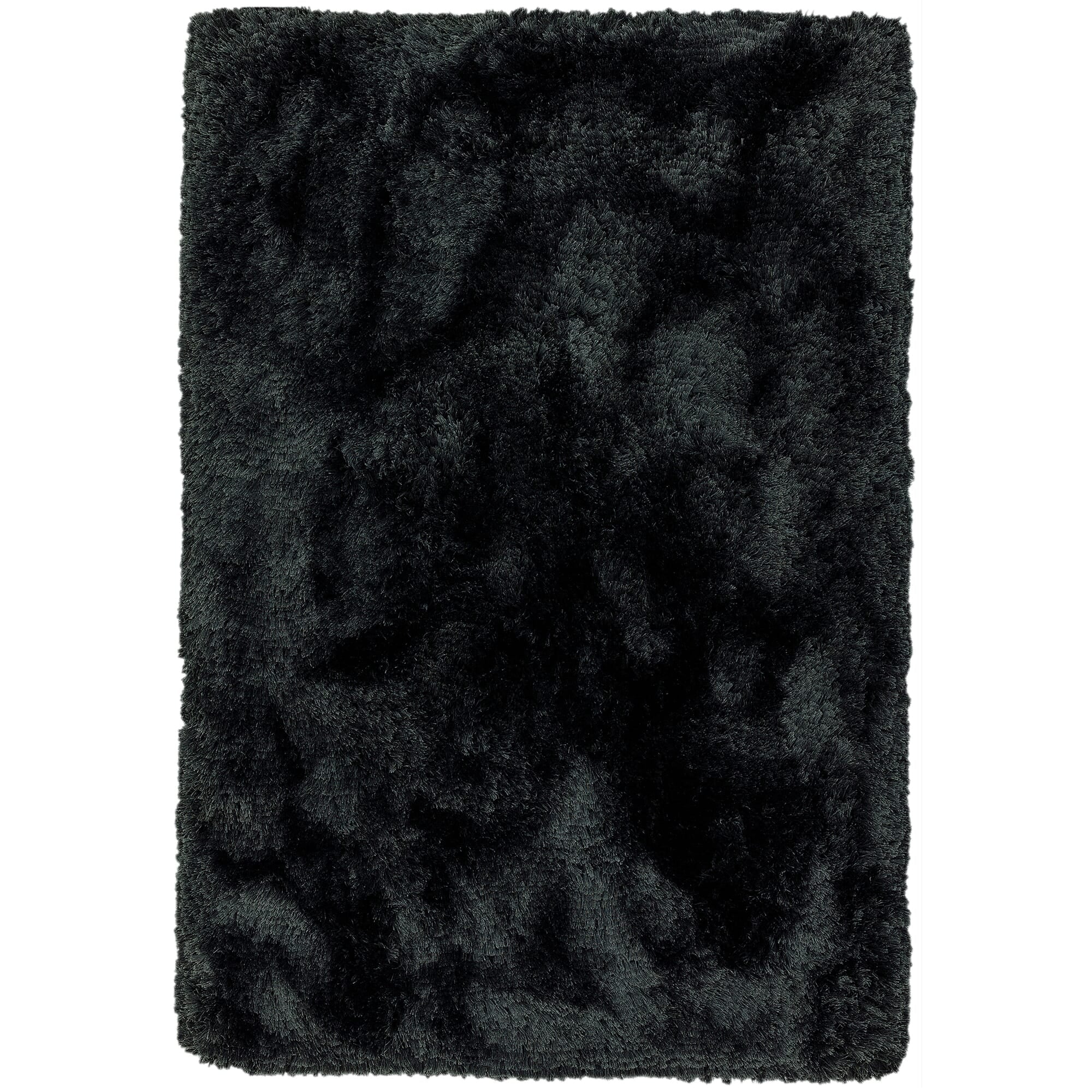 Plush Black Rug