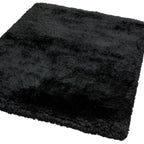 Plush Black Rug