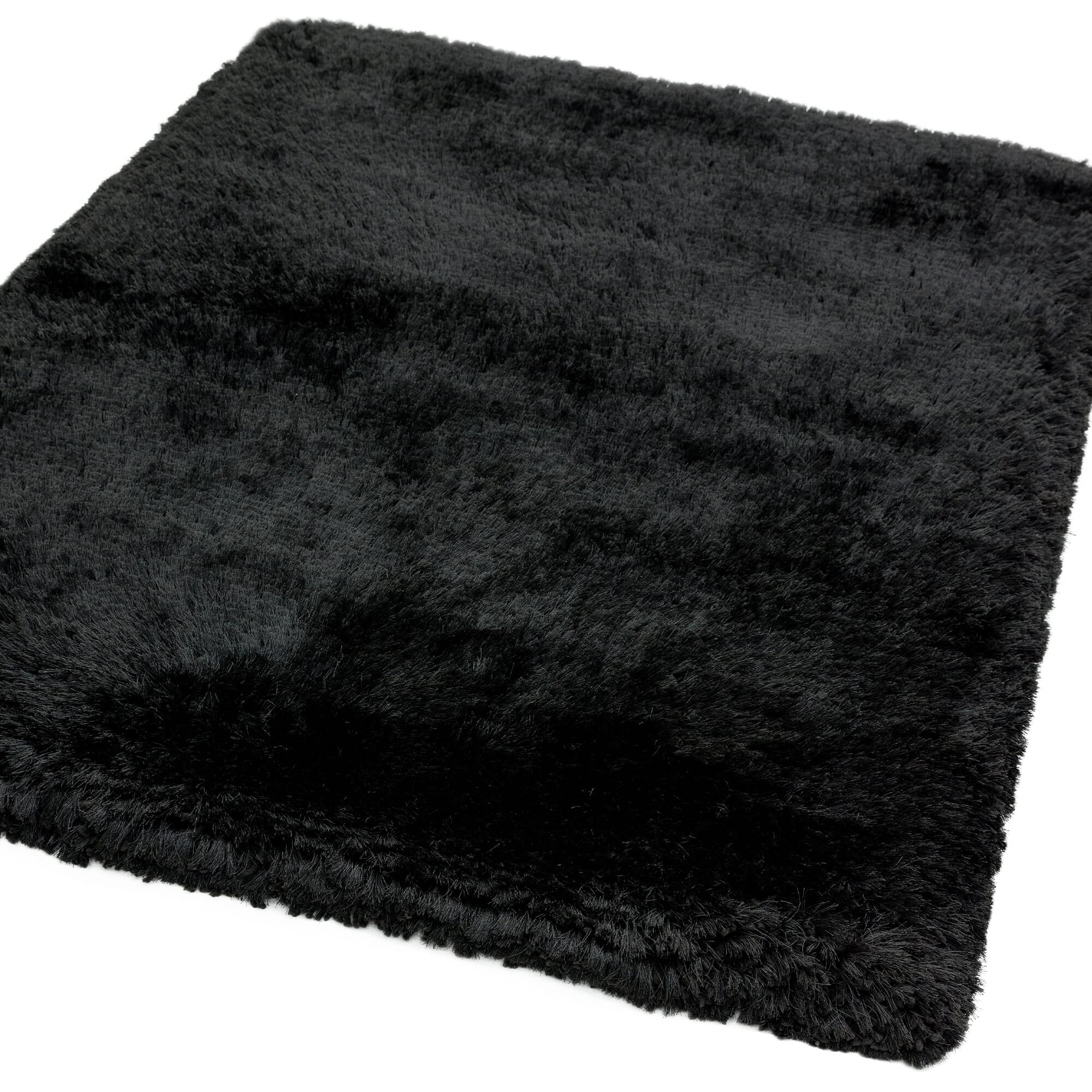 Plush Black Rug