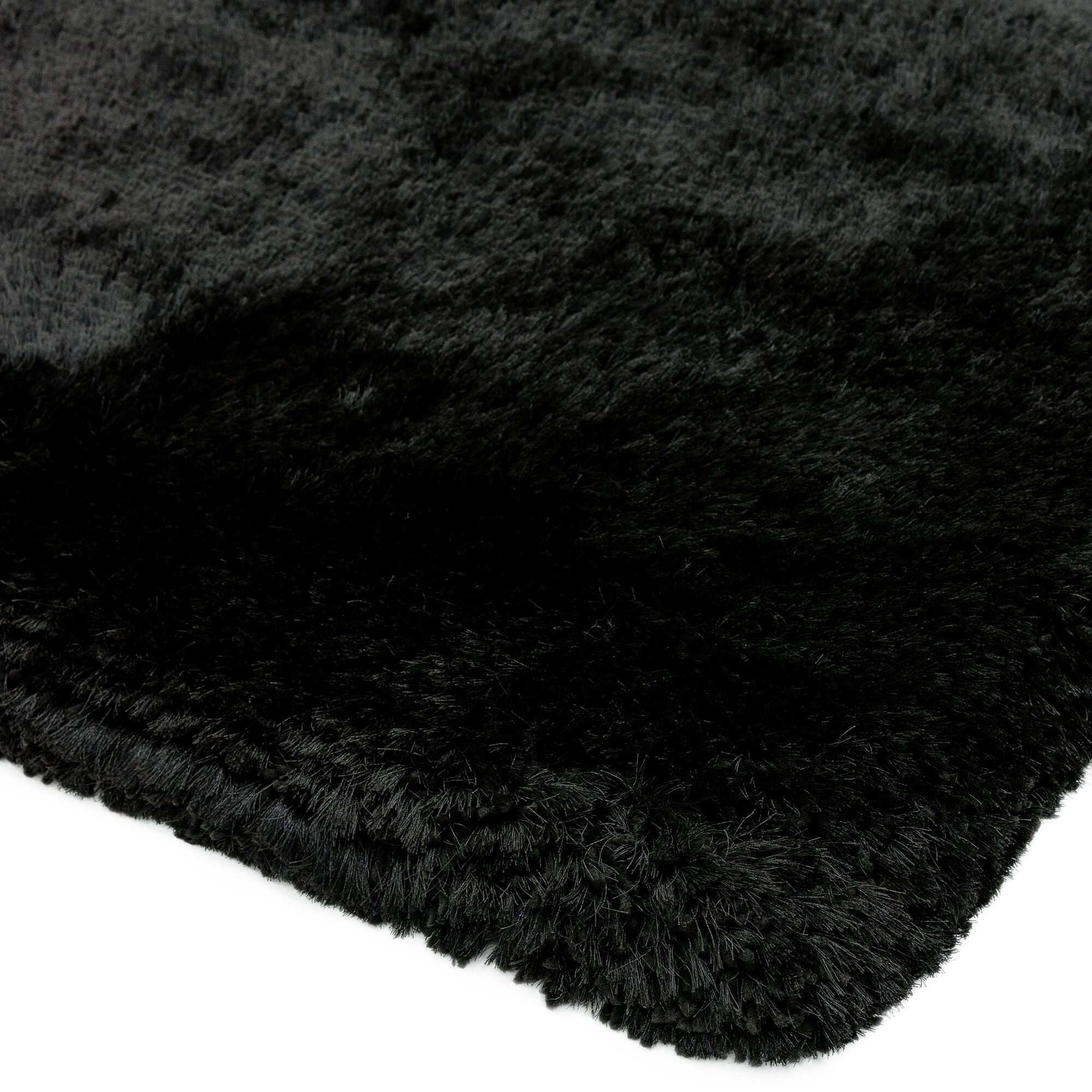 Plush Black Rug