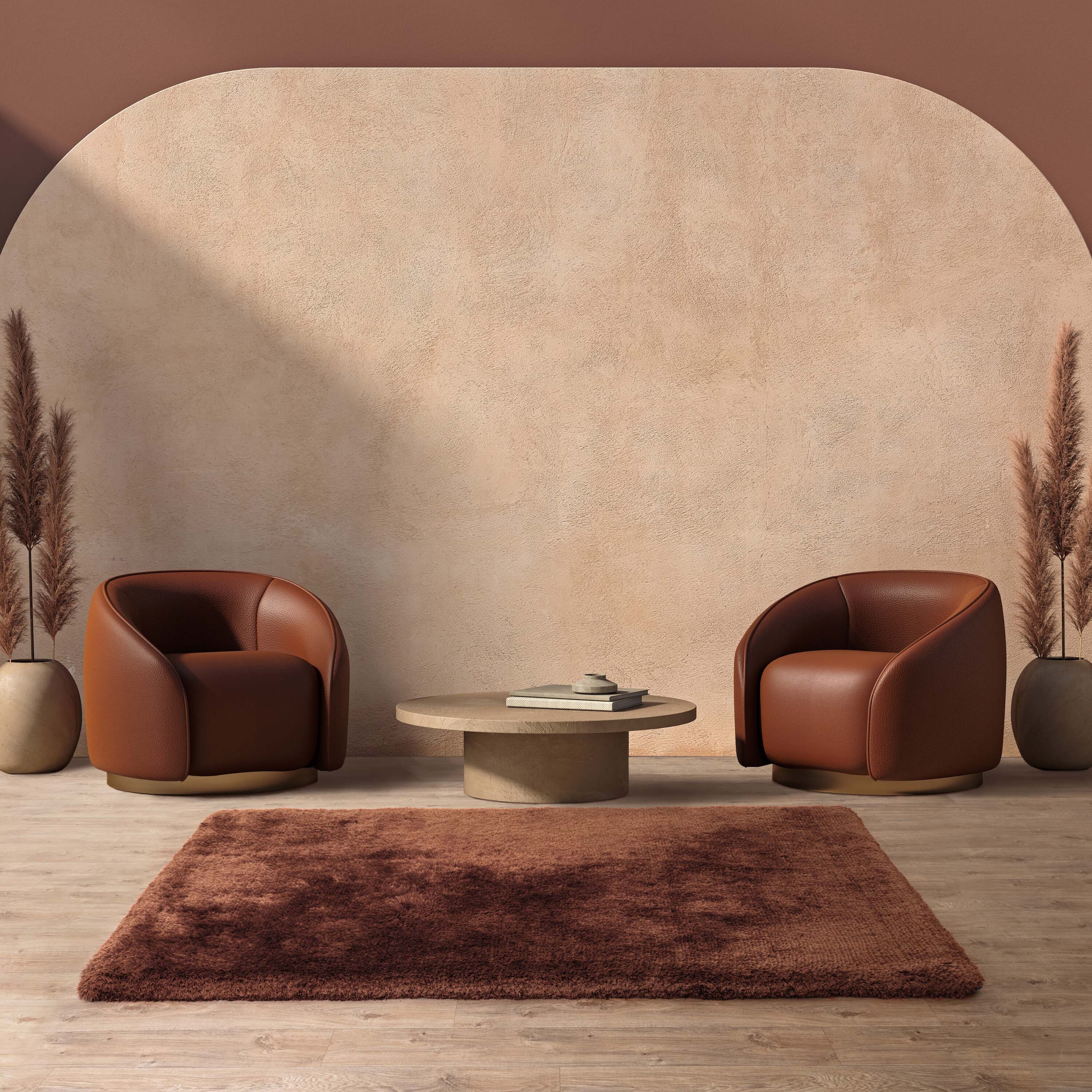 Plush Copper Rug