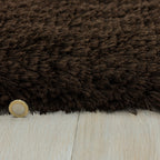 Alfombra Plush Dark Chocolate