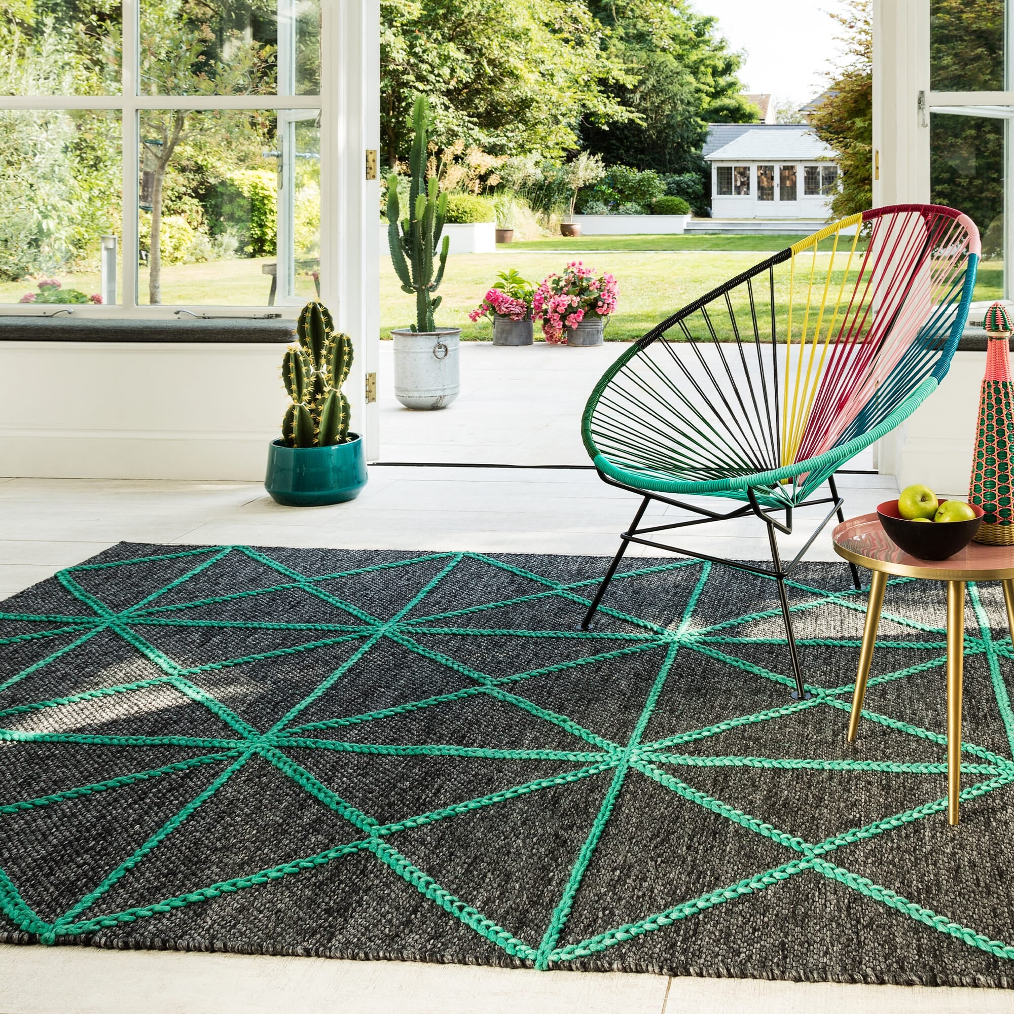 Prism Green Rug