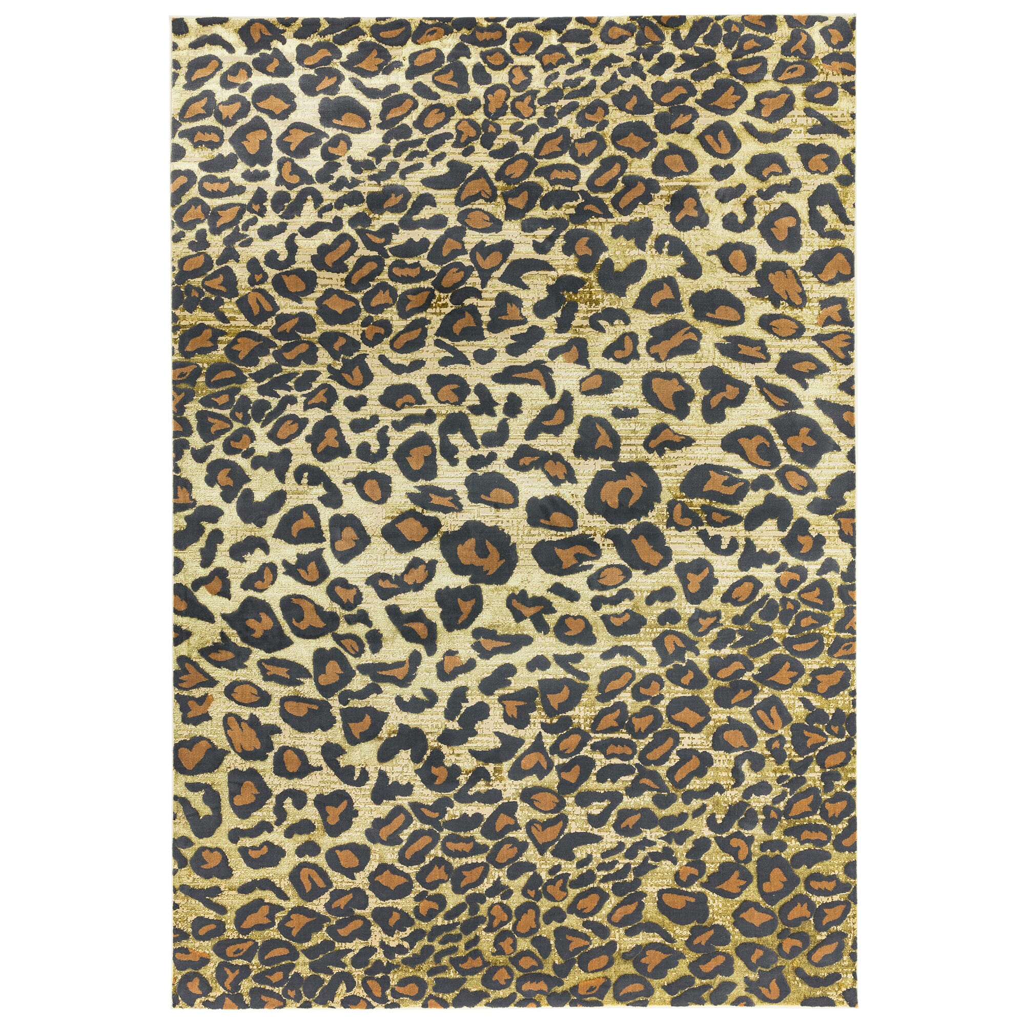 Quantum Leopard Animal Print Rug QU01