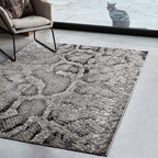 Quantum Snake Animal Print Rug QU03