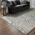 Alfombra con estampado animal Quantum Zebra QU04