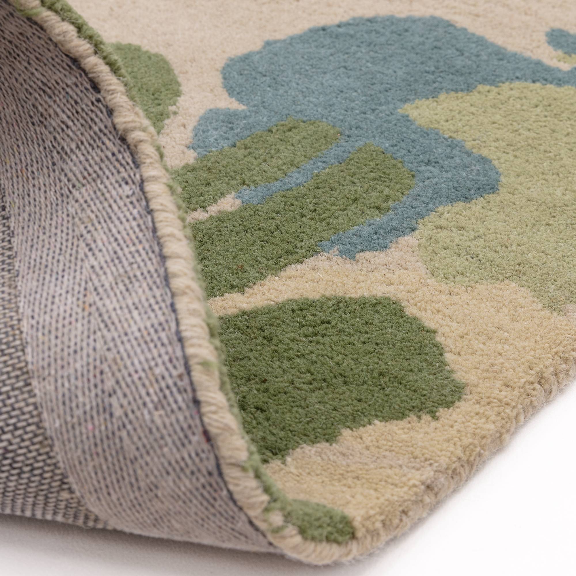 Reef RF11 Floral Green Rug