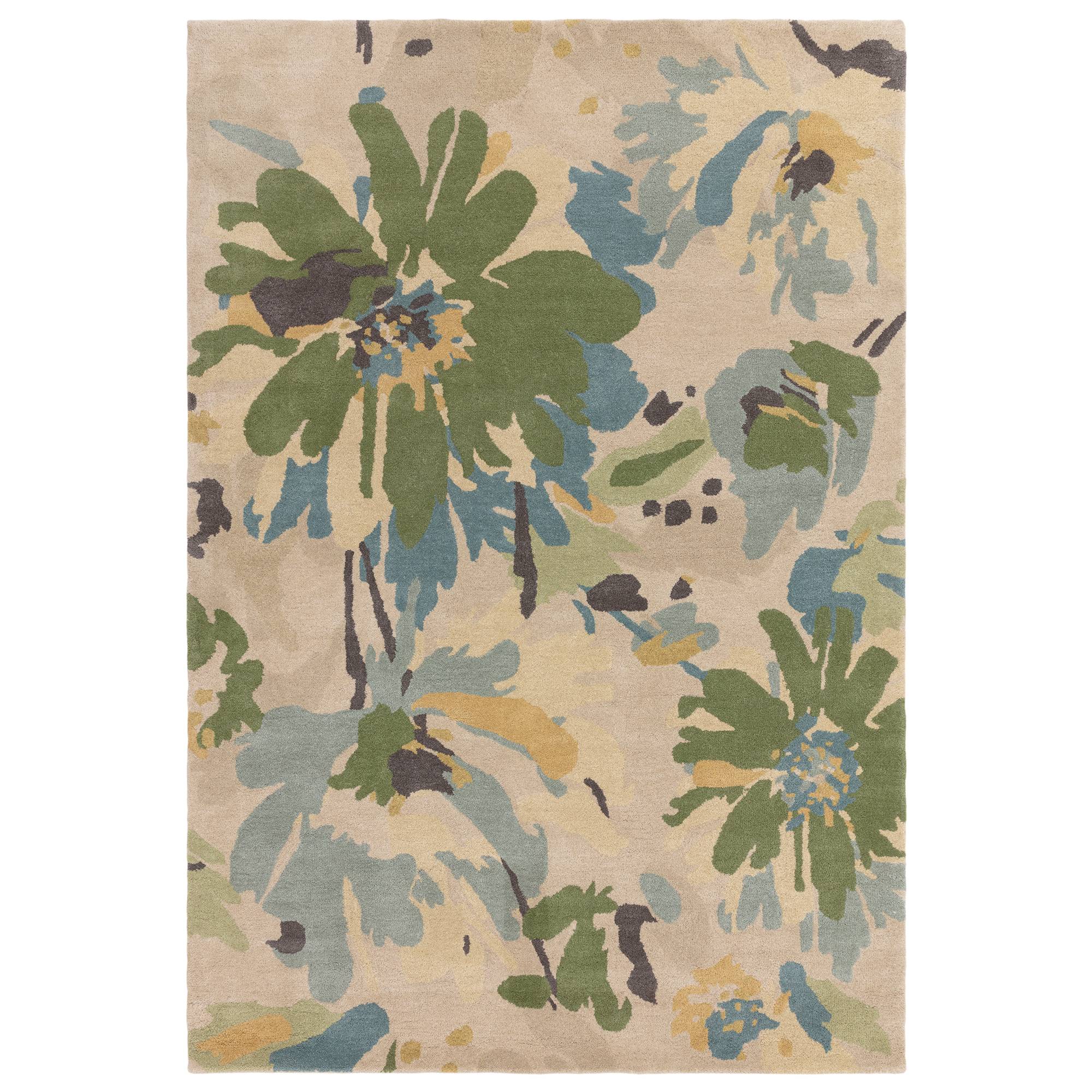 Reef RF11 Floral Green Rug