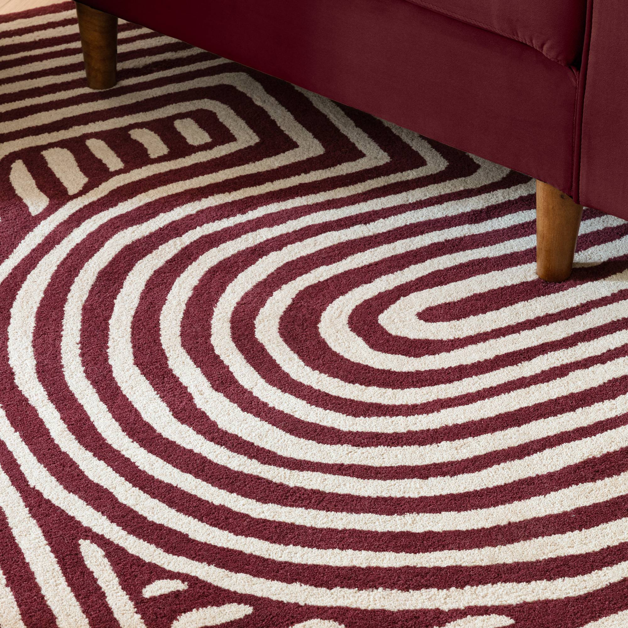 Alfombra Reef RF29 Curva Ciruela
