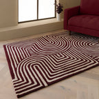 Alfombra Reef RF29 Curva Ciruela