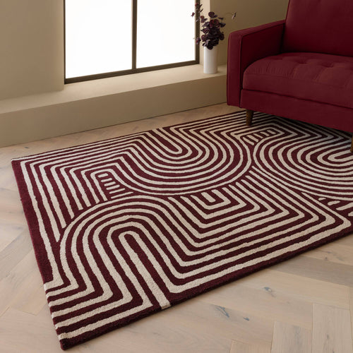Alfombra Reef RF29 Curva Ciruela