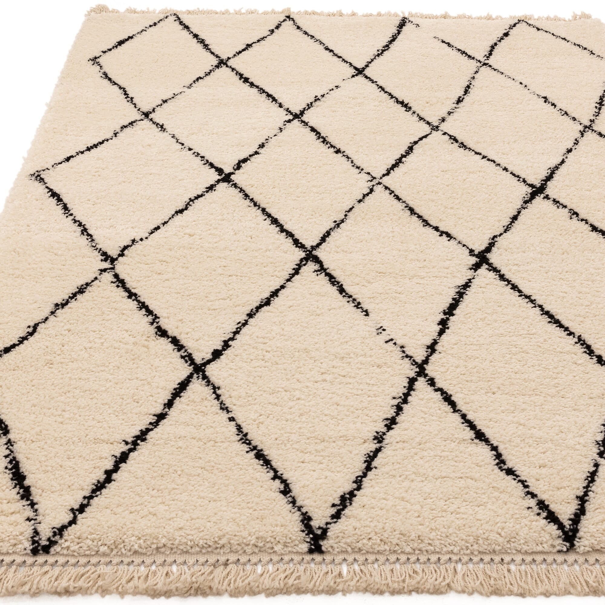 Rocco RC08 Cream Diamond Rug