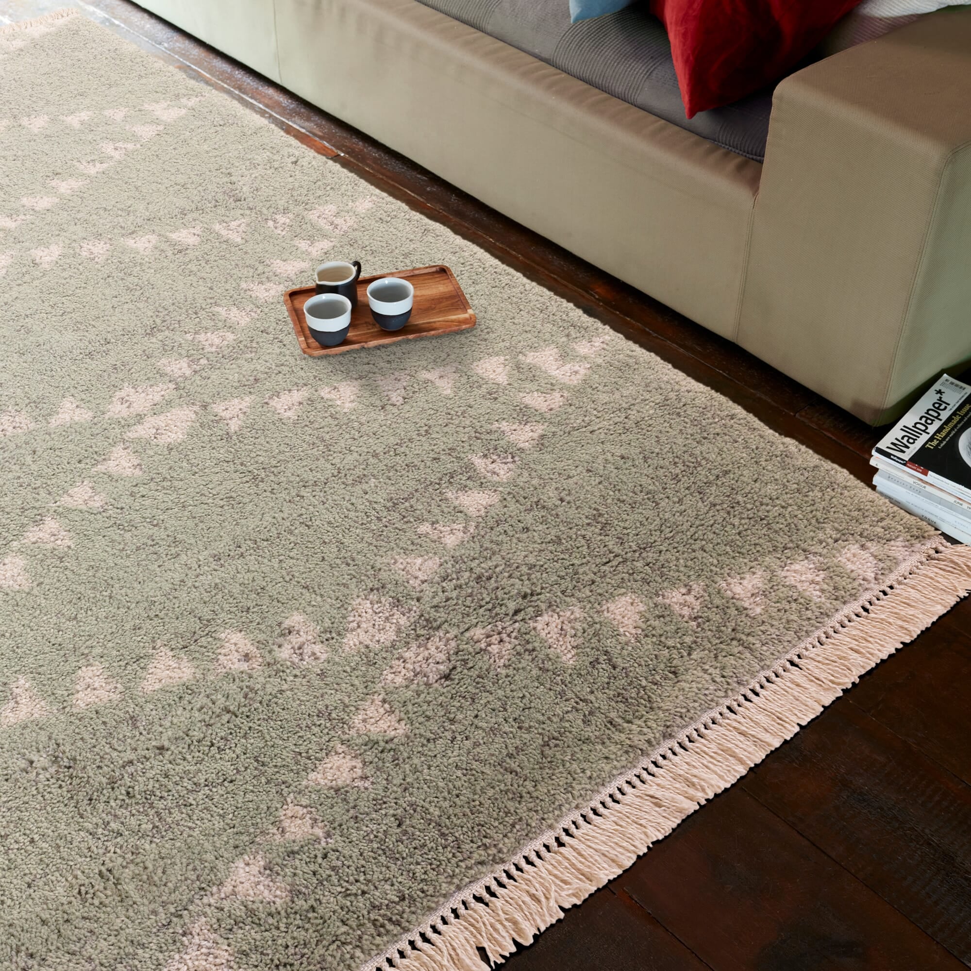 Rocco RC02 Green Rug