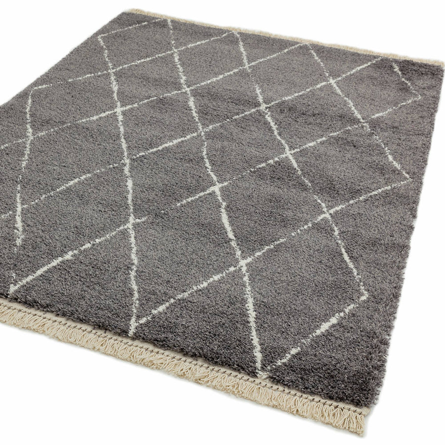 Rocco RC07 Grey Diamond Rug